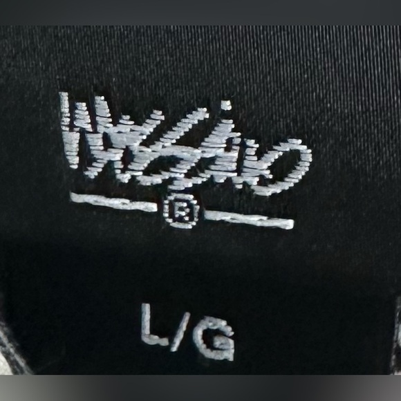 MOSSIMO size L Black & White jacquard Pencil Skirt w/full zipper on backside - Picture 5 of 7